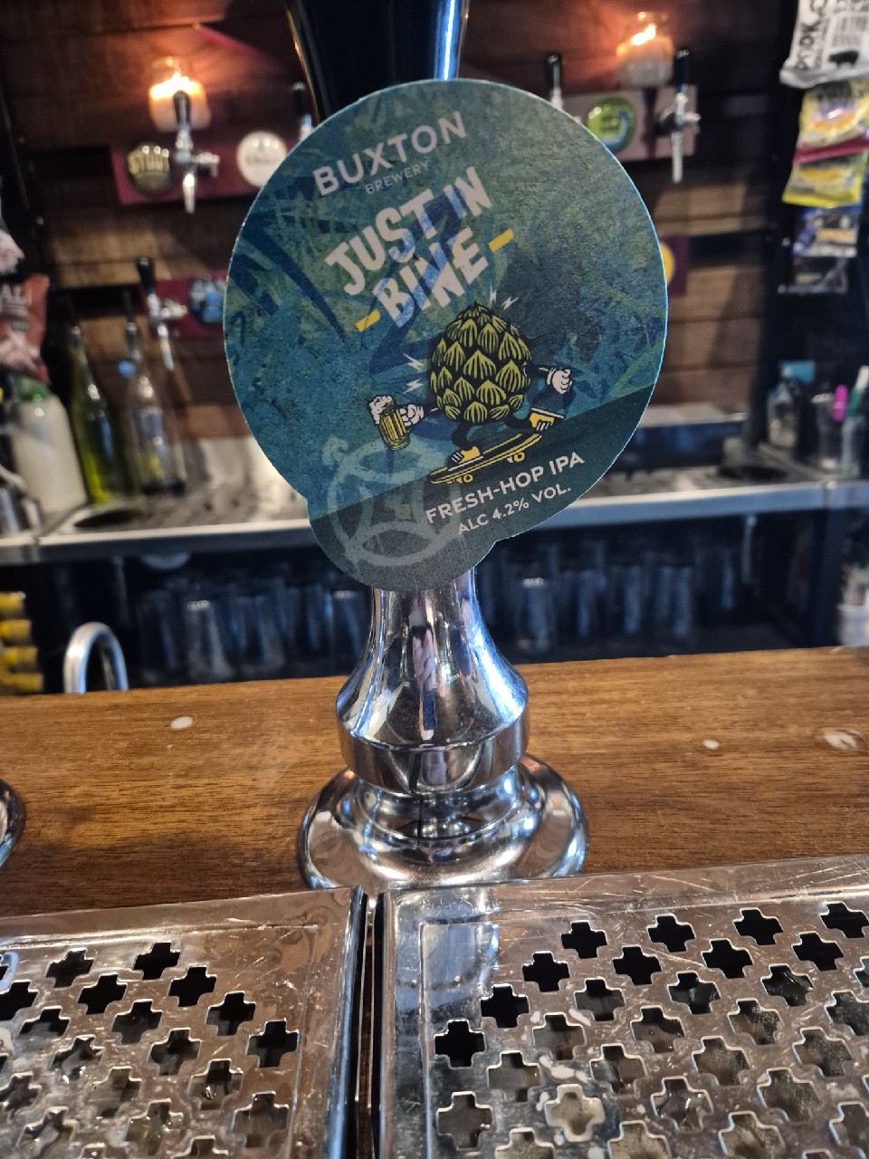 Just in bine, England