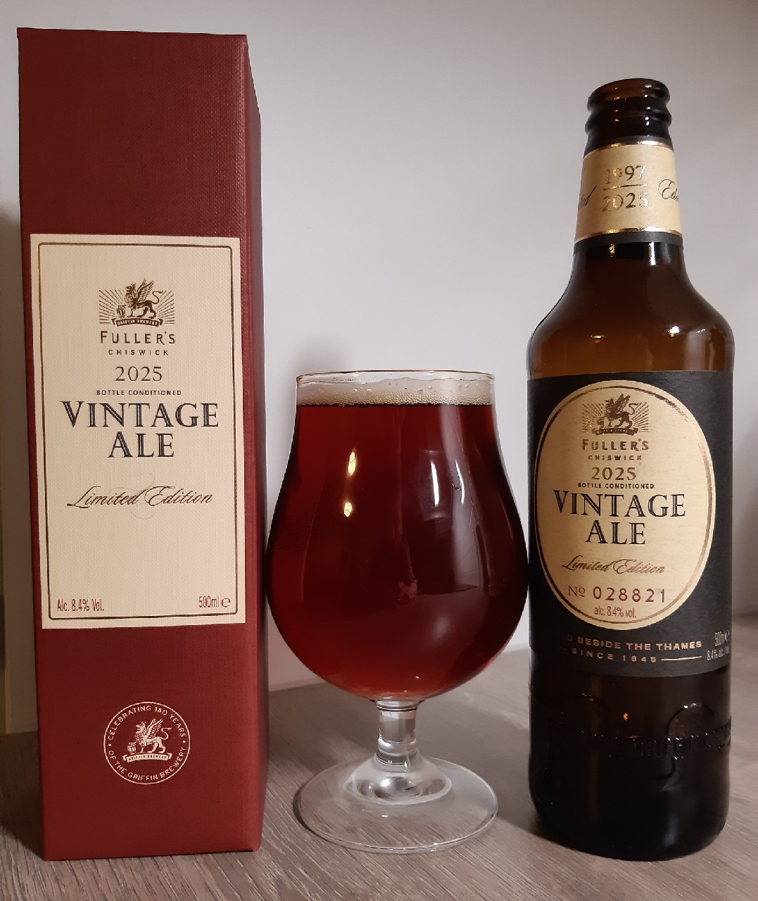 Vintage ale (2025), England