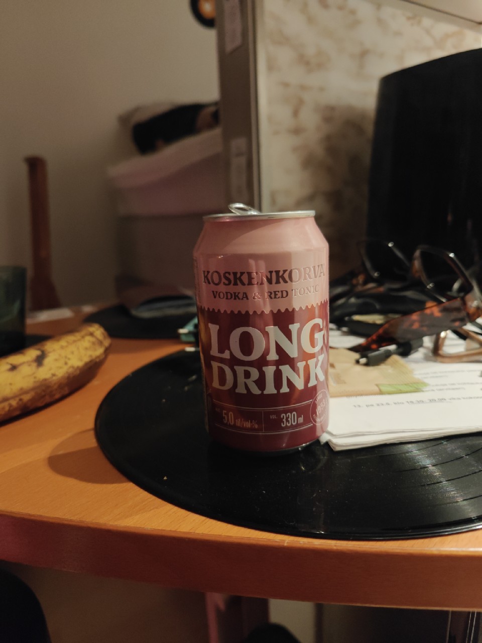 Koskenkorva Long Drink Vodka & Red Tonic, Finland