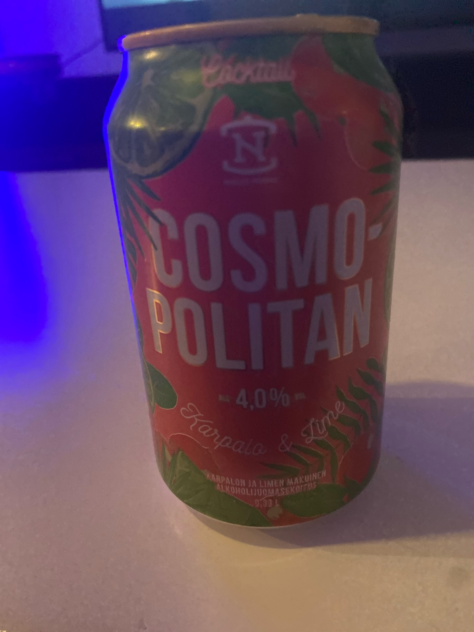 Cosmopolitan Cocktail, Finland