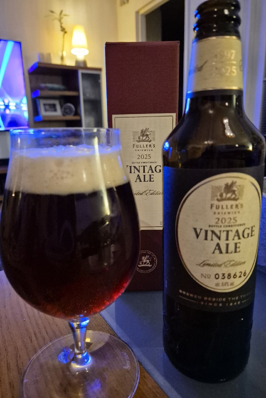 Vintage ale (2025), Fuller's Griffin Brewery (Asahi Breweries)