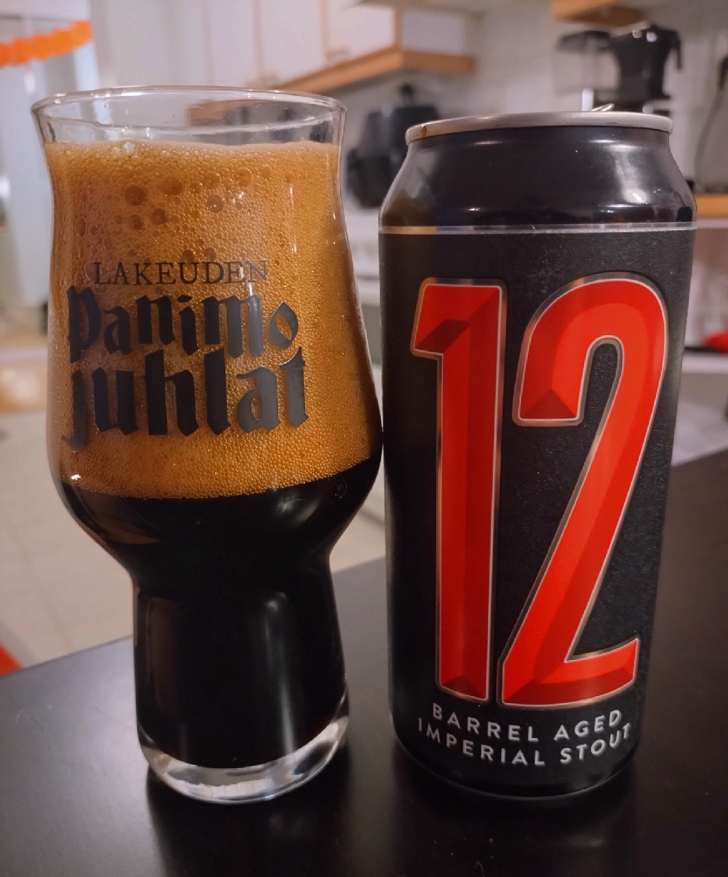 12 Barrel aged imperial stout, Brew By Numbers