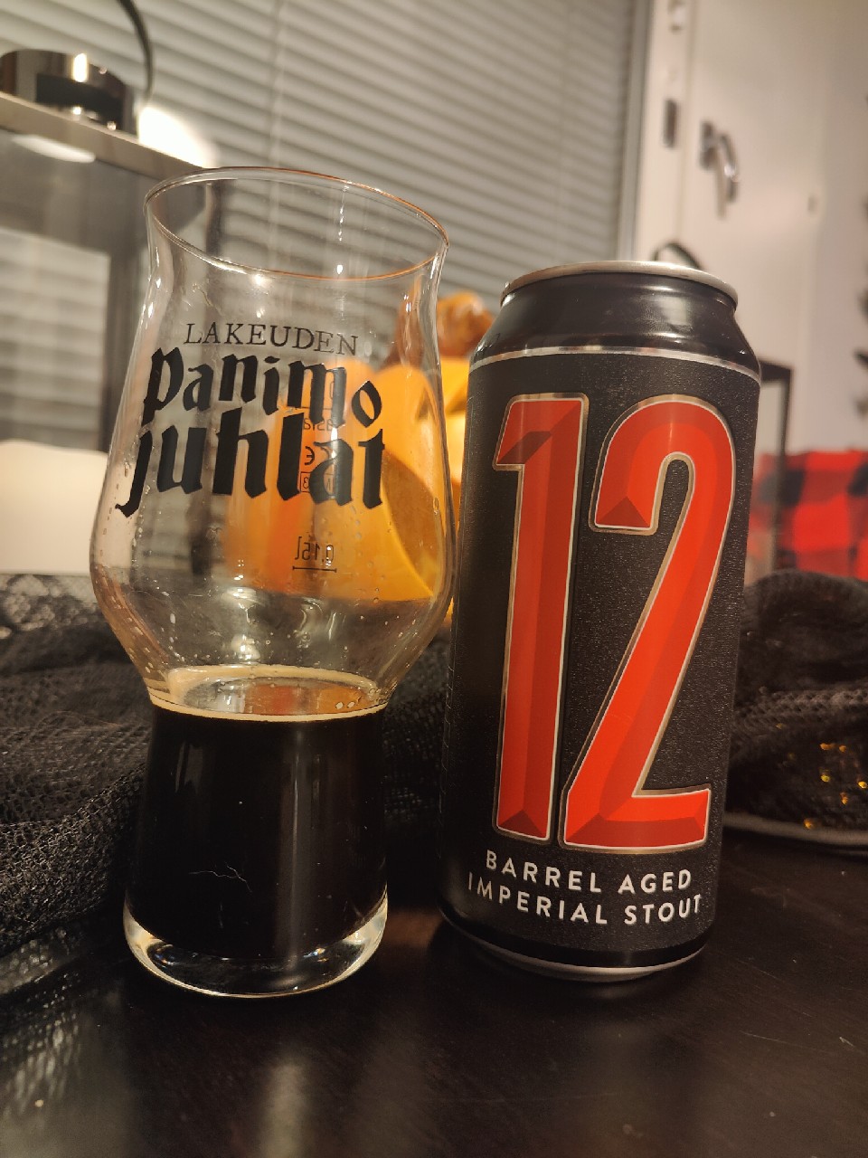 12 Barrel aged imperial stout, Brew By Numbers