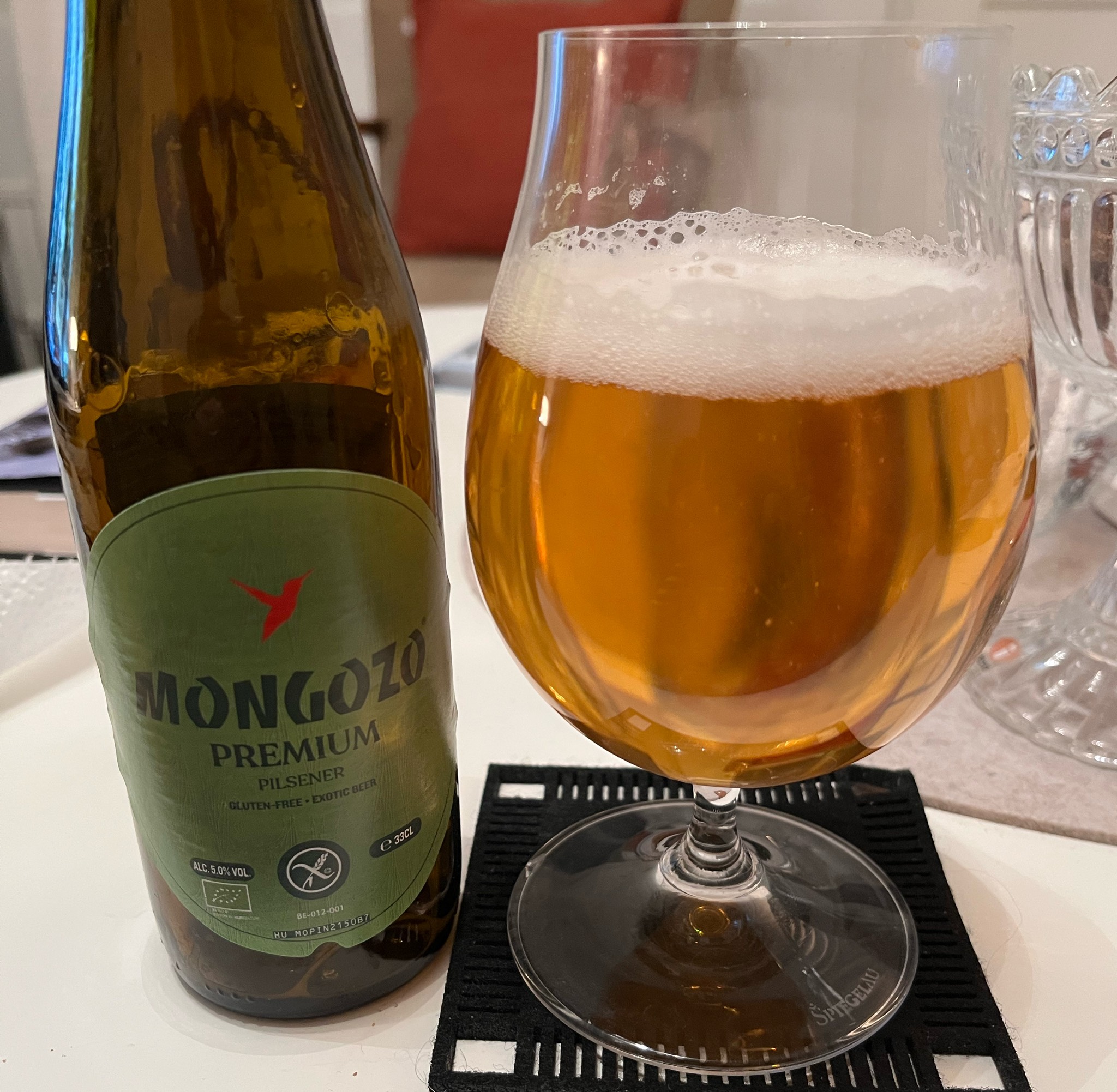 Mongozo Premium Pilsener, Belgium