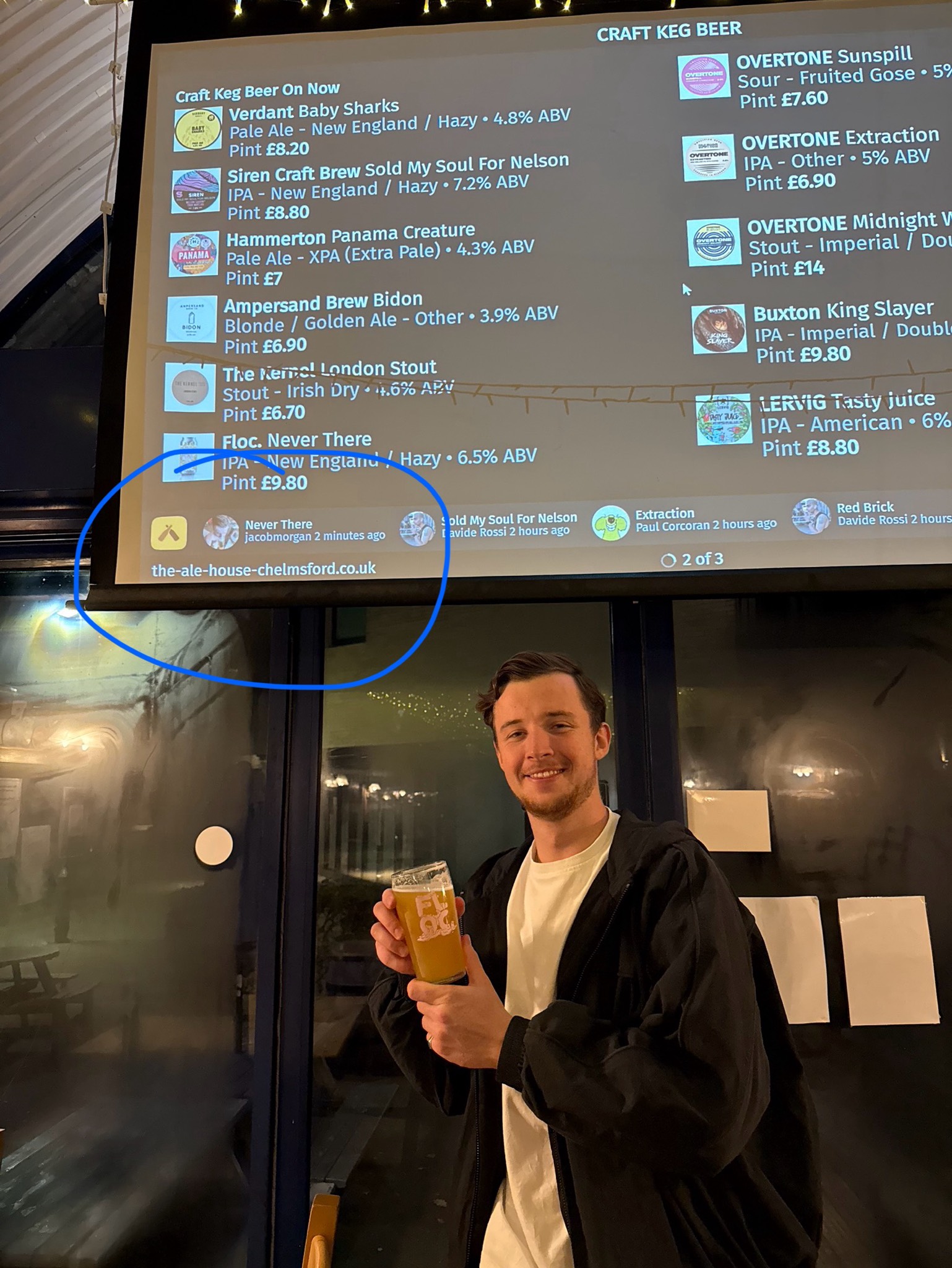 Never there, Floc. Brewing