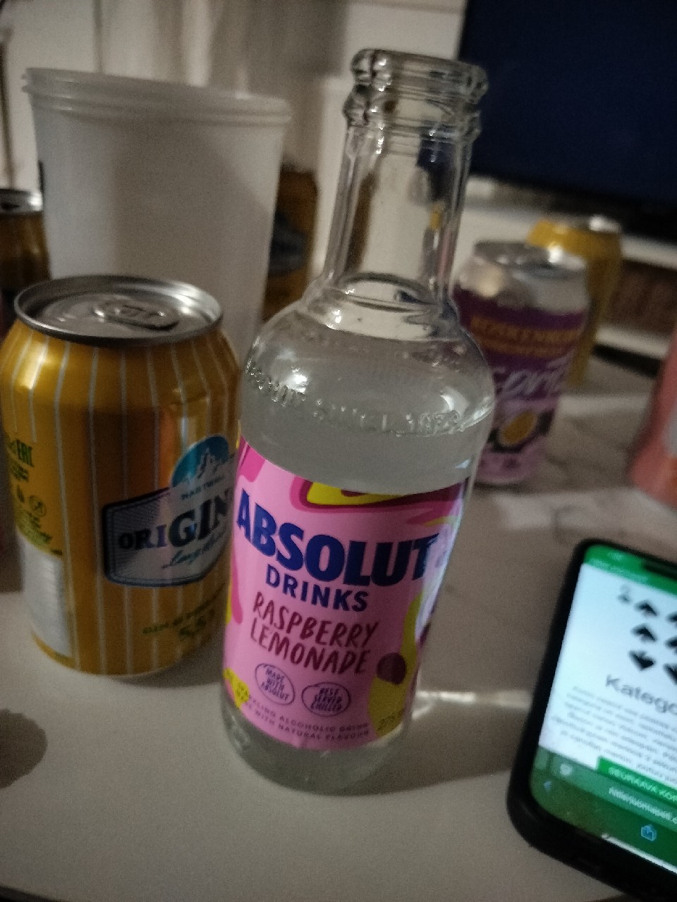 Absolut Raspberry Lemonade, Sweden