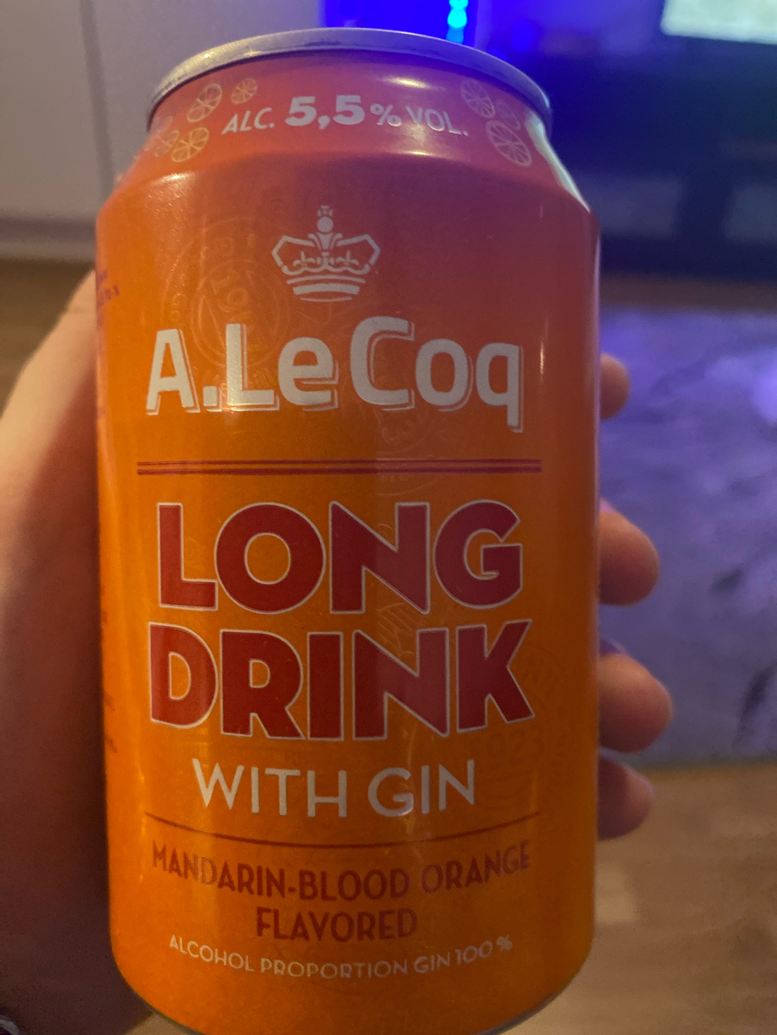 A. Le Coq GIN Mandarin - Blood Orange Long Drink, Estonia