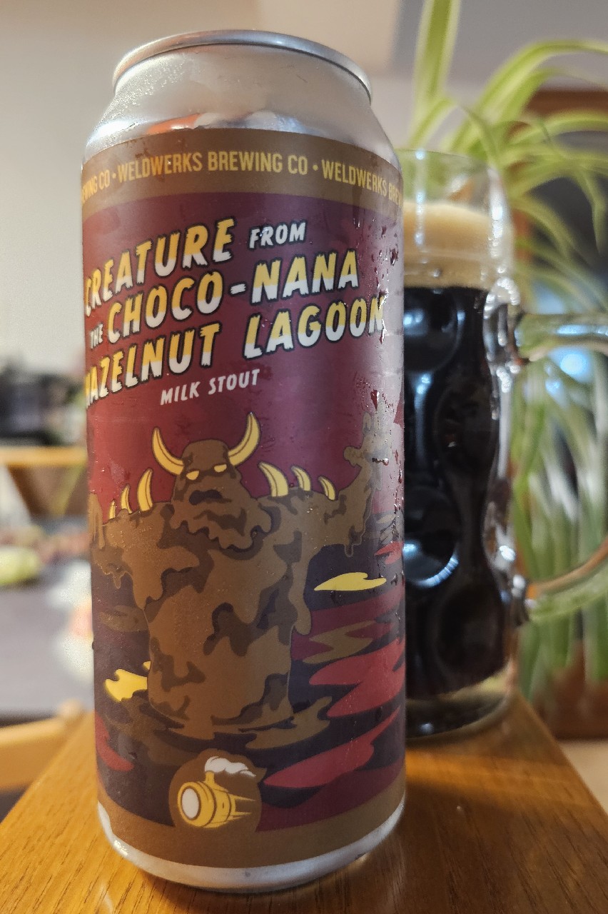 creature from the choco-nana hazelnut lagoon, WeldWerks Brewing Co