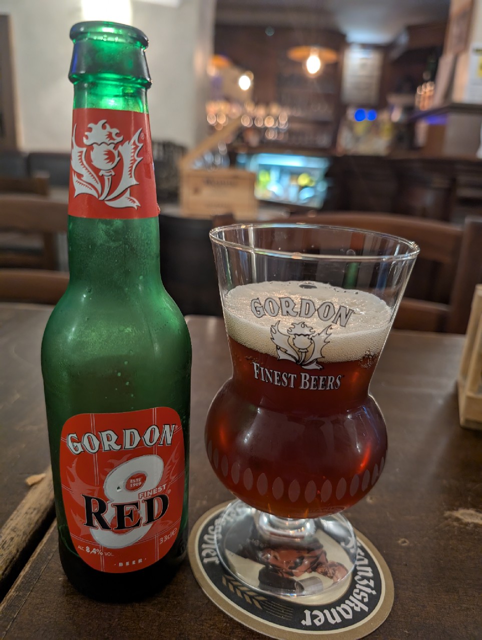 Gordon Finest Red, Belgium