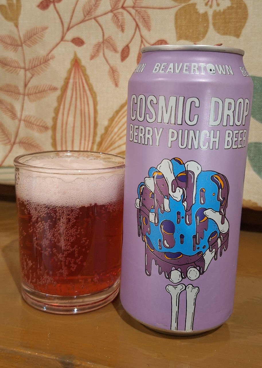 Cosmic Drop Berry Punch Beer, Beavertown Brewery