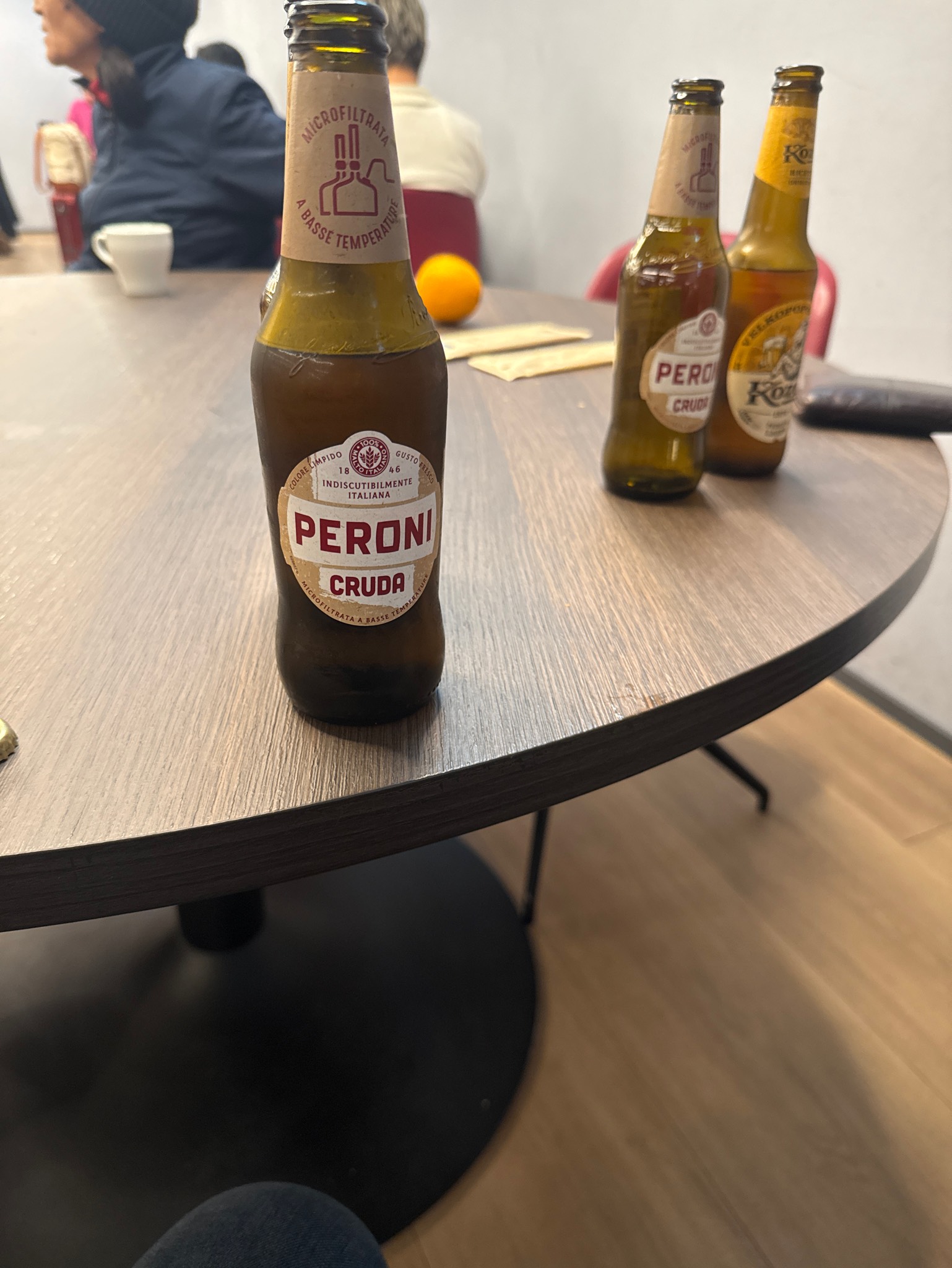 Peroni Cruda, Italy