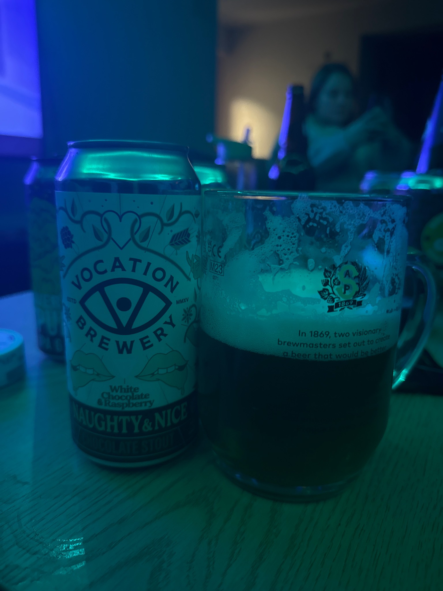 Naughty & Nice White Chocolate & Raspberry Stout, Vocation Brewery