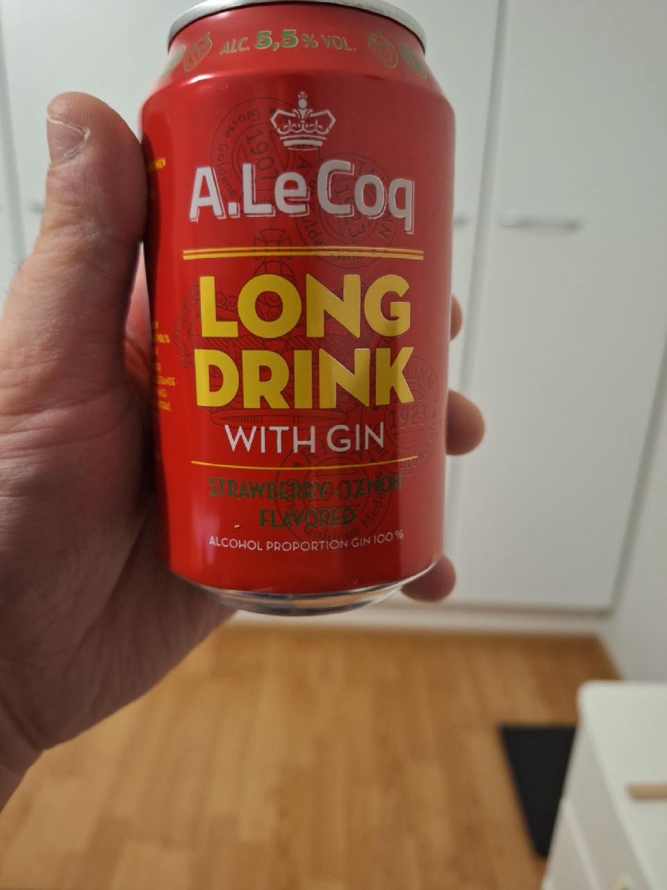 A. Le Coq GIN Strawberry-Lemon Long Drink, Estonia