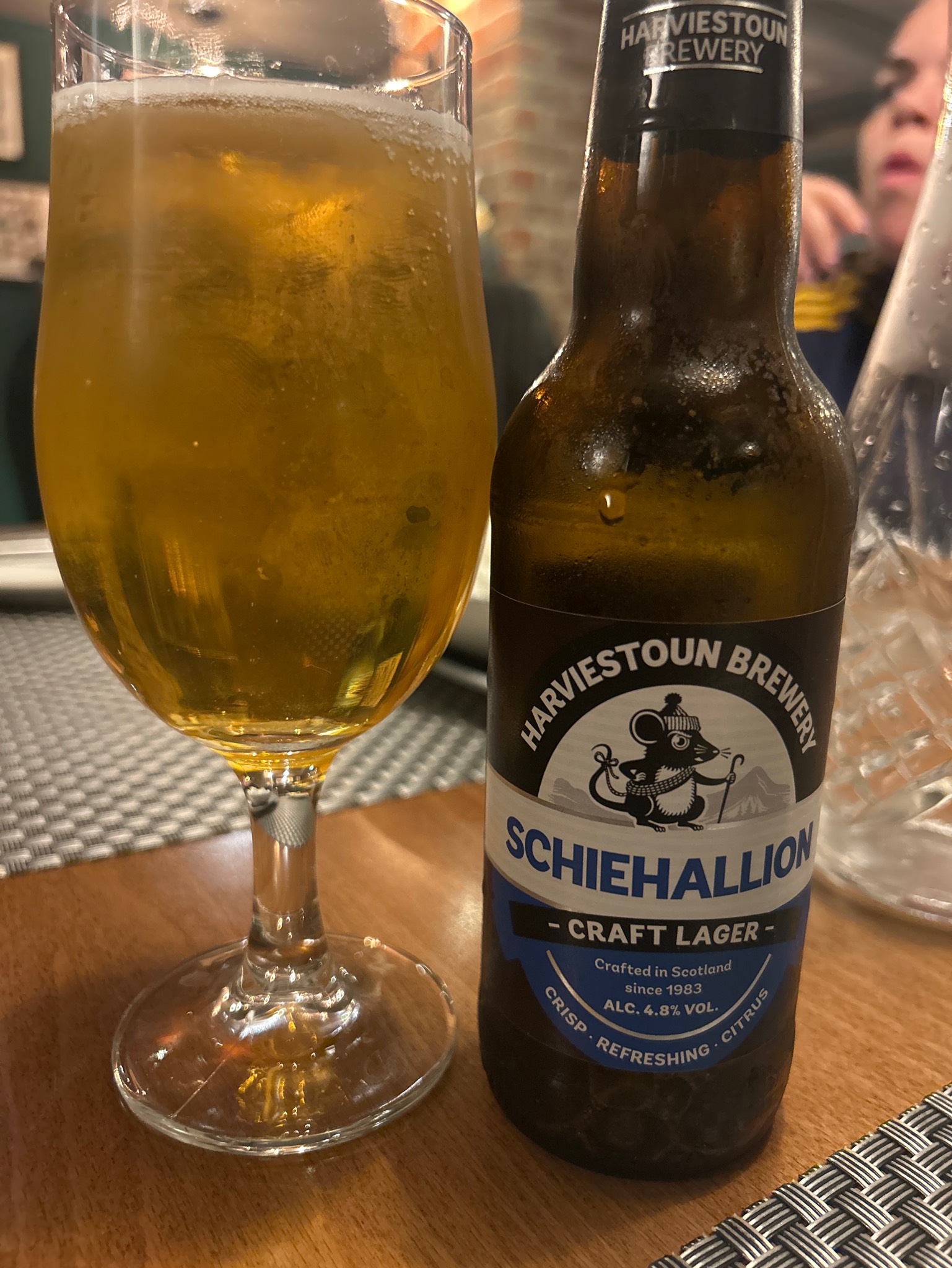 Schiehallion Unfiltered, Harviestoun Brewery