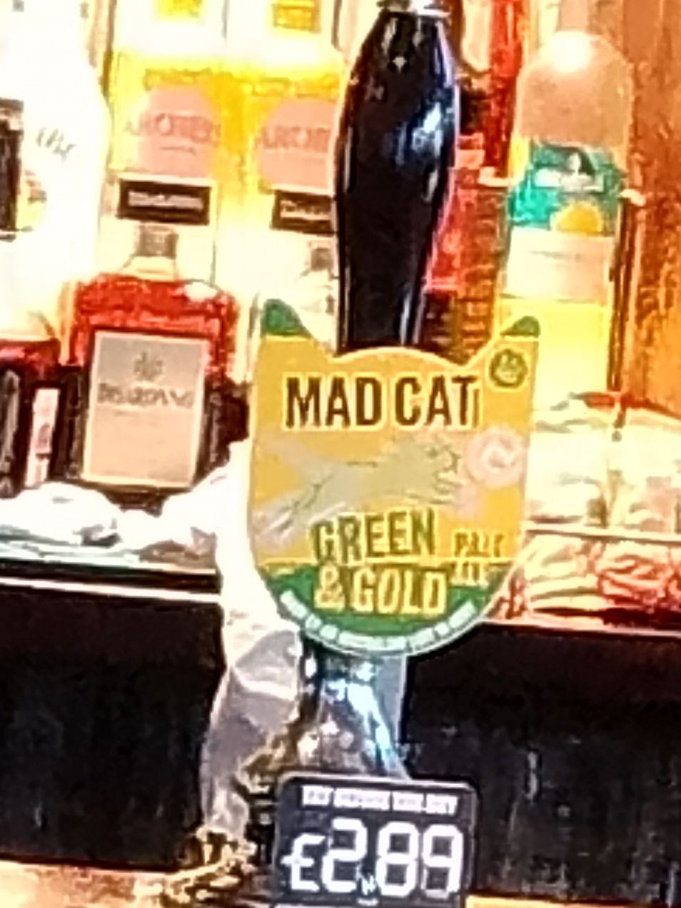 green & gold, England