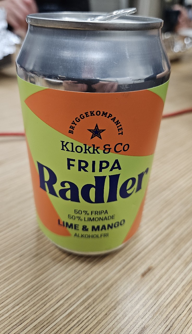 FrIPA Radler Lime & Mango, Norway