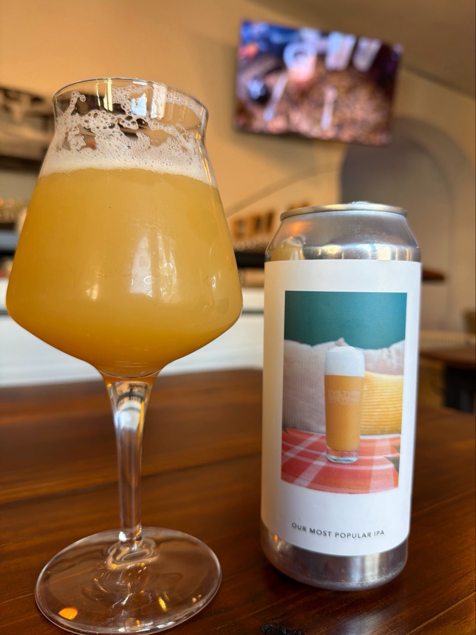 Our most popular ipa, Evil Twin Brewing