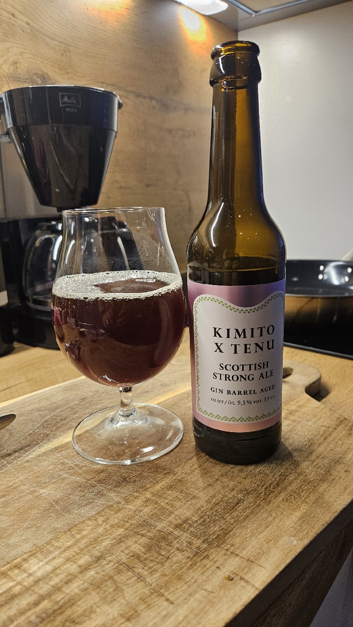 Kimito X Tenu Scottish Strong Ale Gin Barrel Aged, Finland