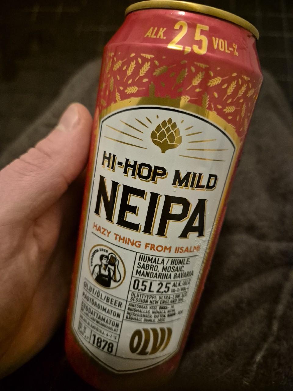 Hi-hop mild neipa, Finland