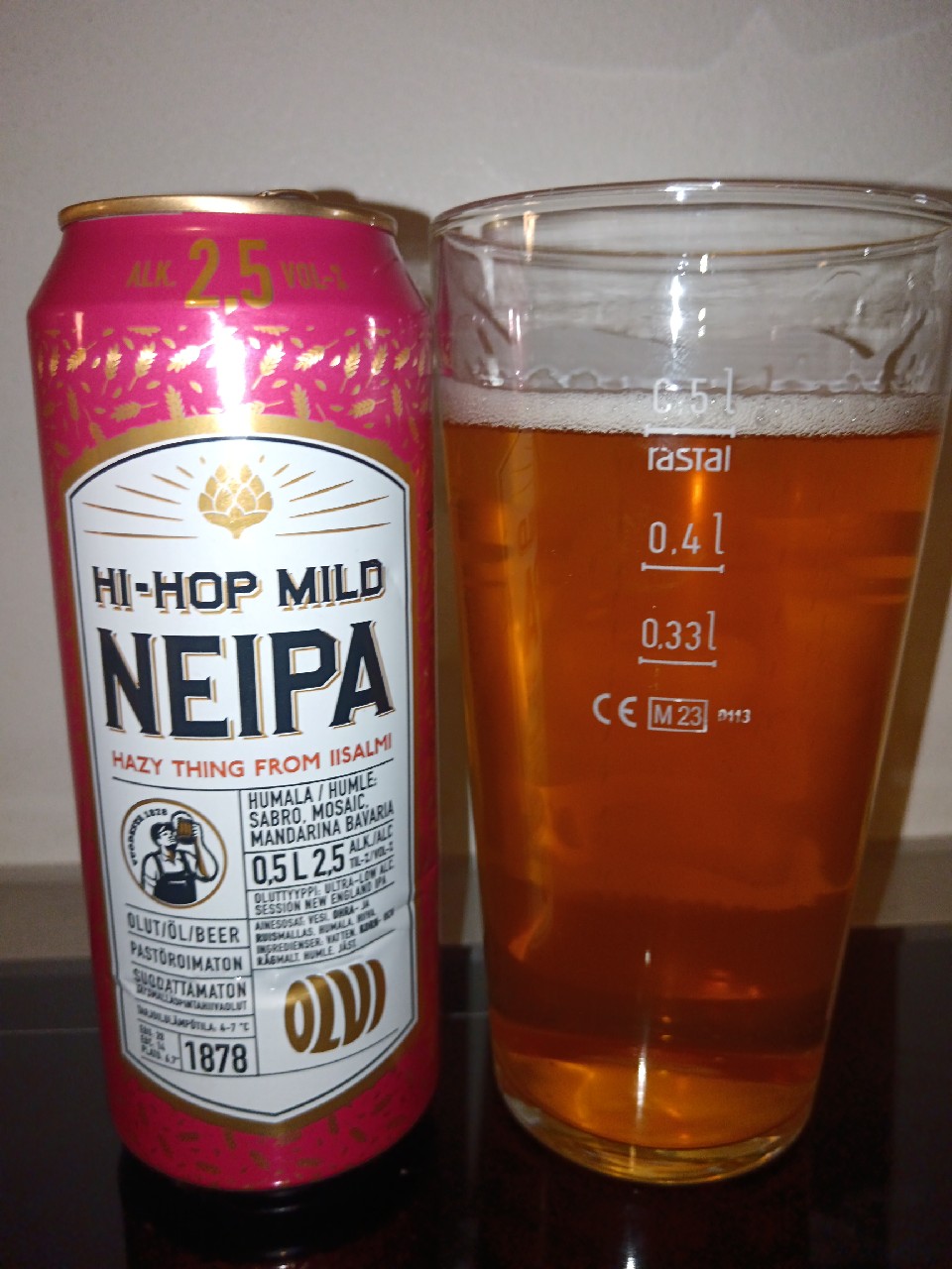 Hi-hop mild neipa, Finland