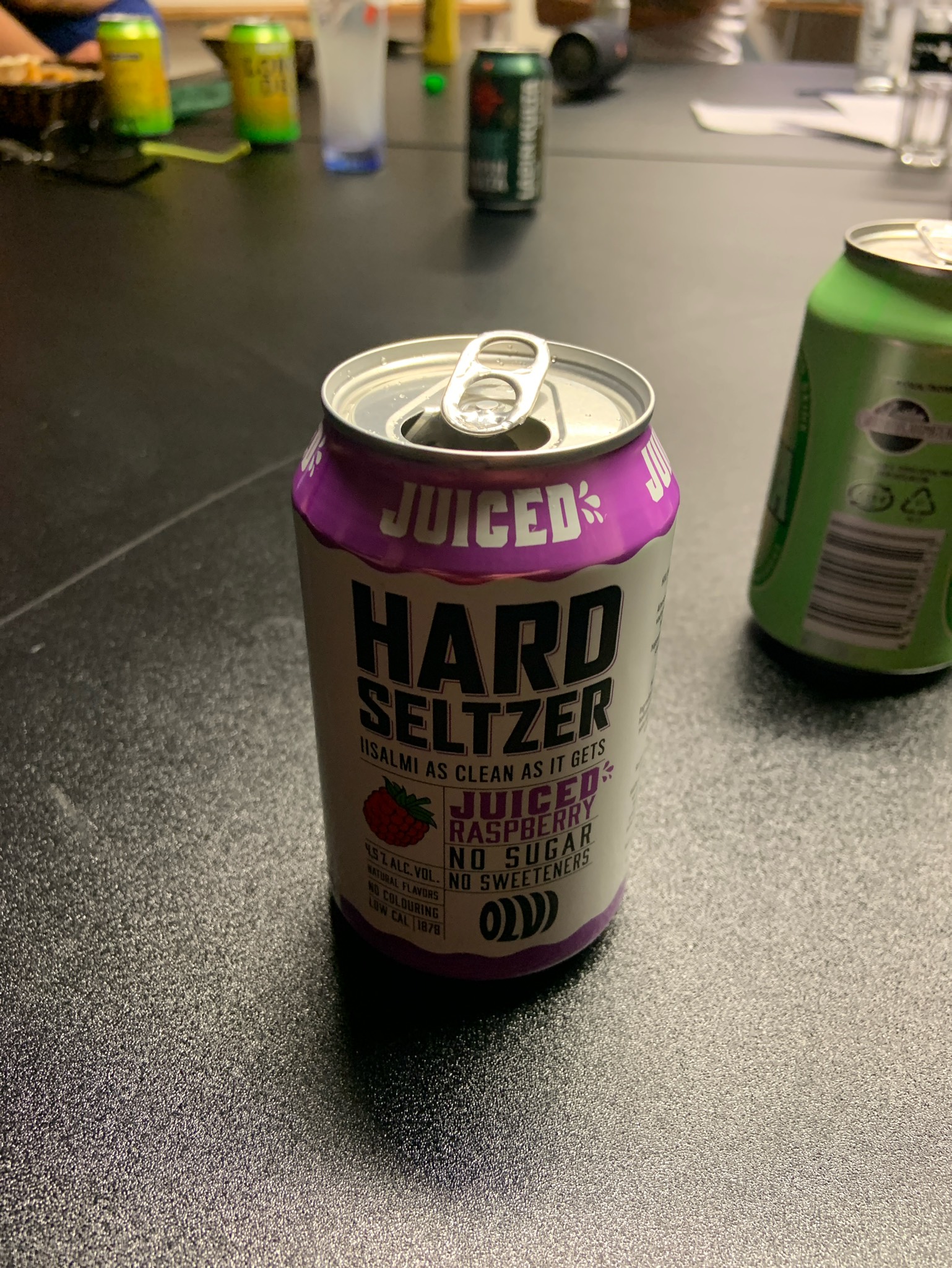 Hard Seltzer Juiced Raspberry, Finland
