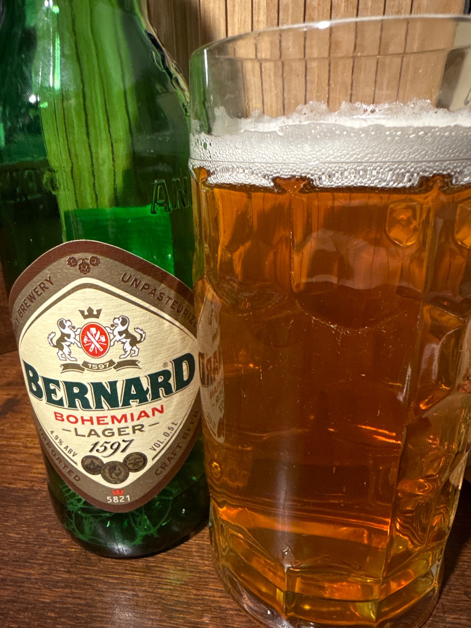 Bernard Bohemian Lager / Světlý Ležák 12°, Czech Republic