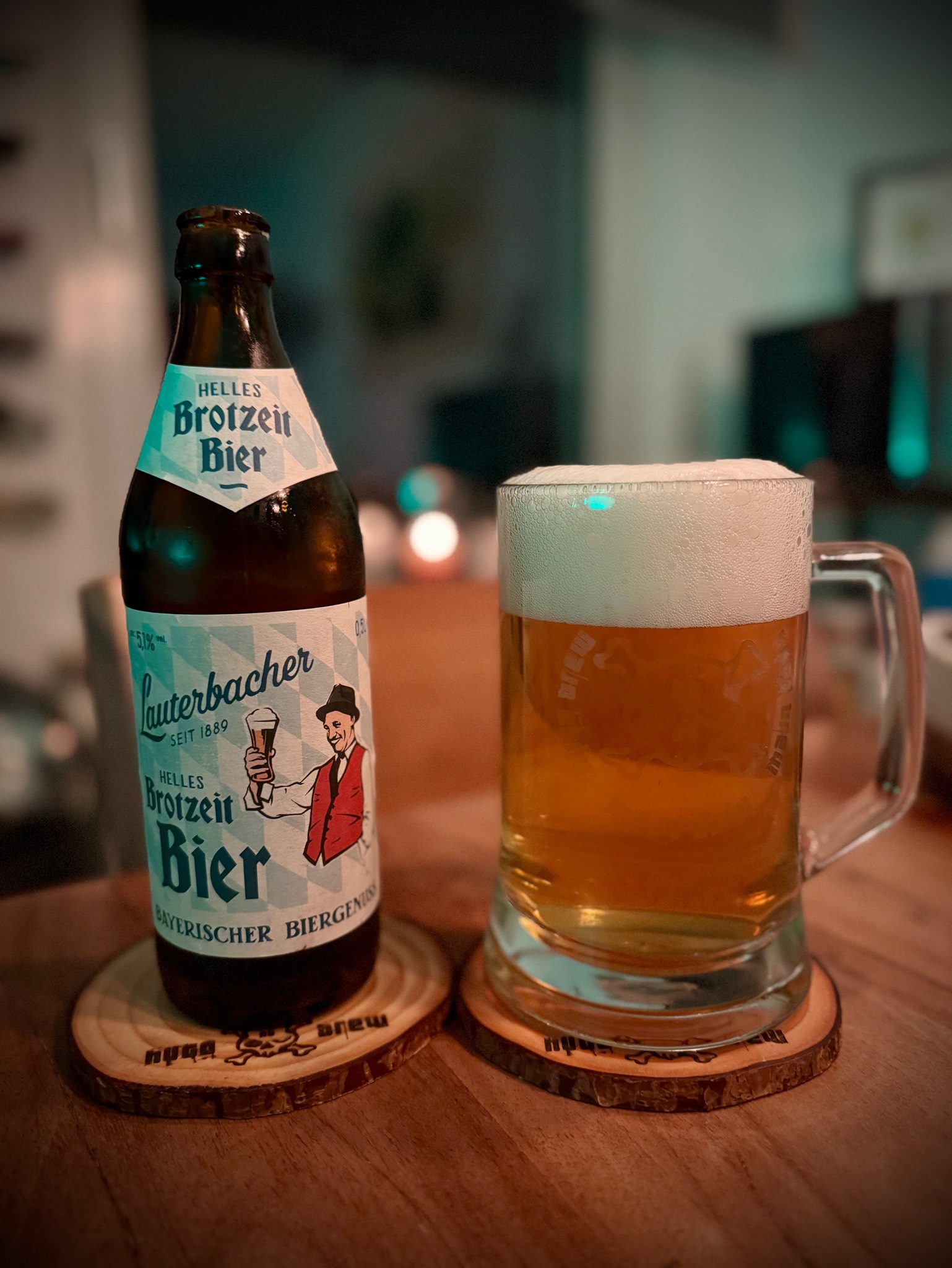 Brotzeit Bier, Lauterbacher - Auerhahn (Hochstiftliches Brauhaus)