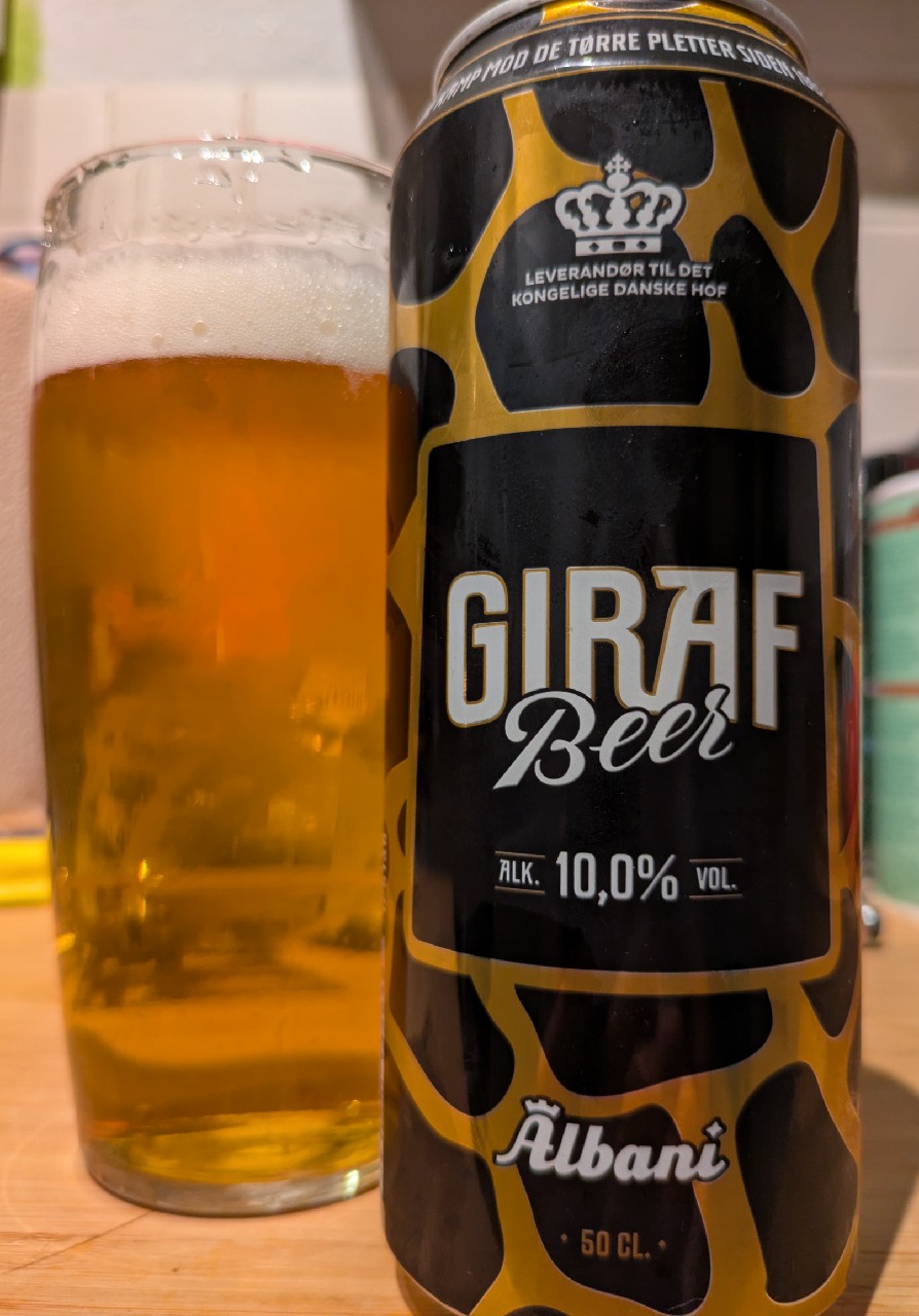Giraf Beer 10.0 %, Albani Bryggerierne (Royal Unibrew)