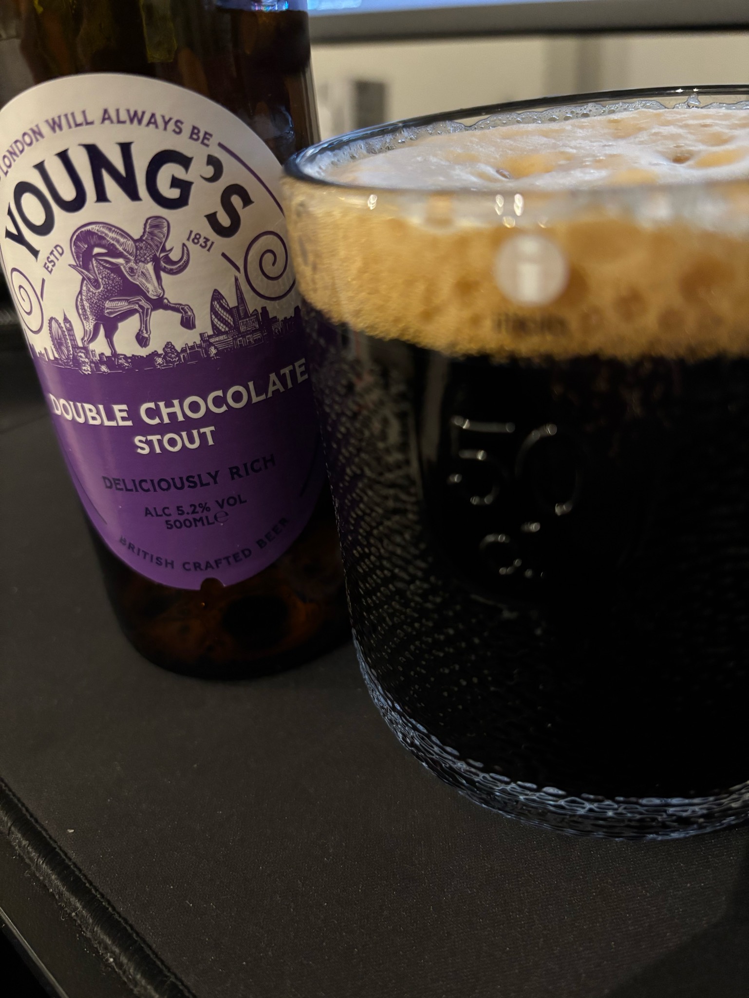 Young's Double Chocolate Stout, Eagle Brewery (formerly Charles Wells)