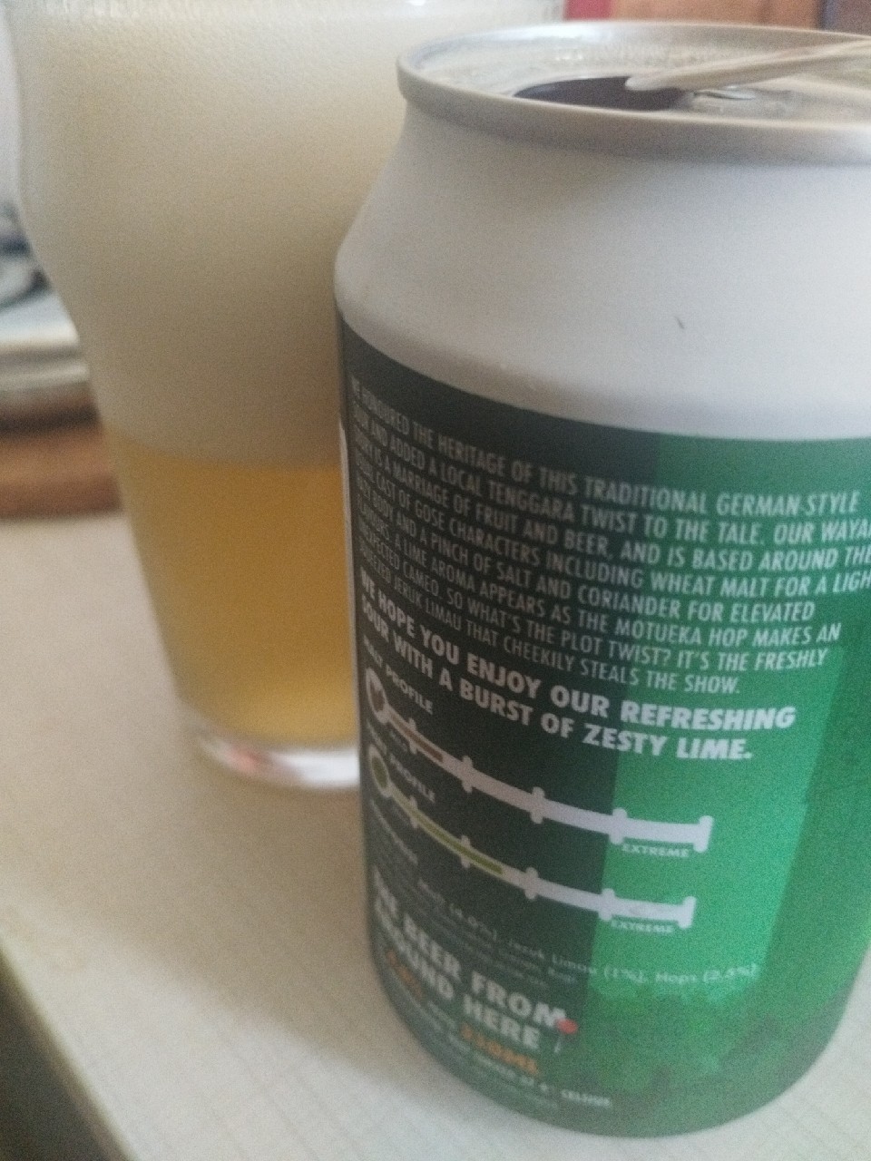 Lime Gose, Tenggara Brewing Co.