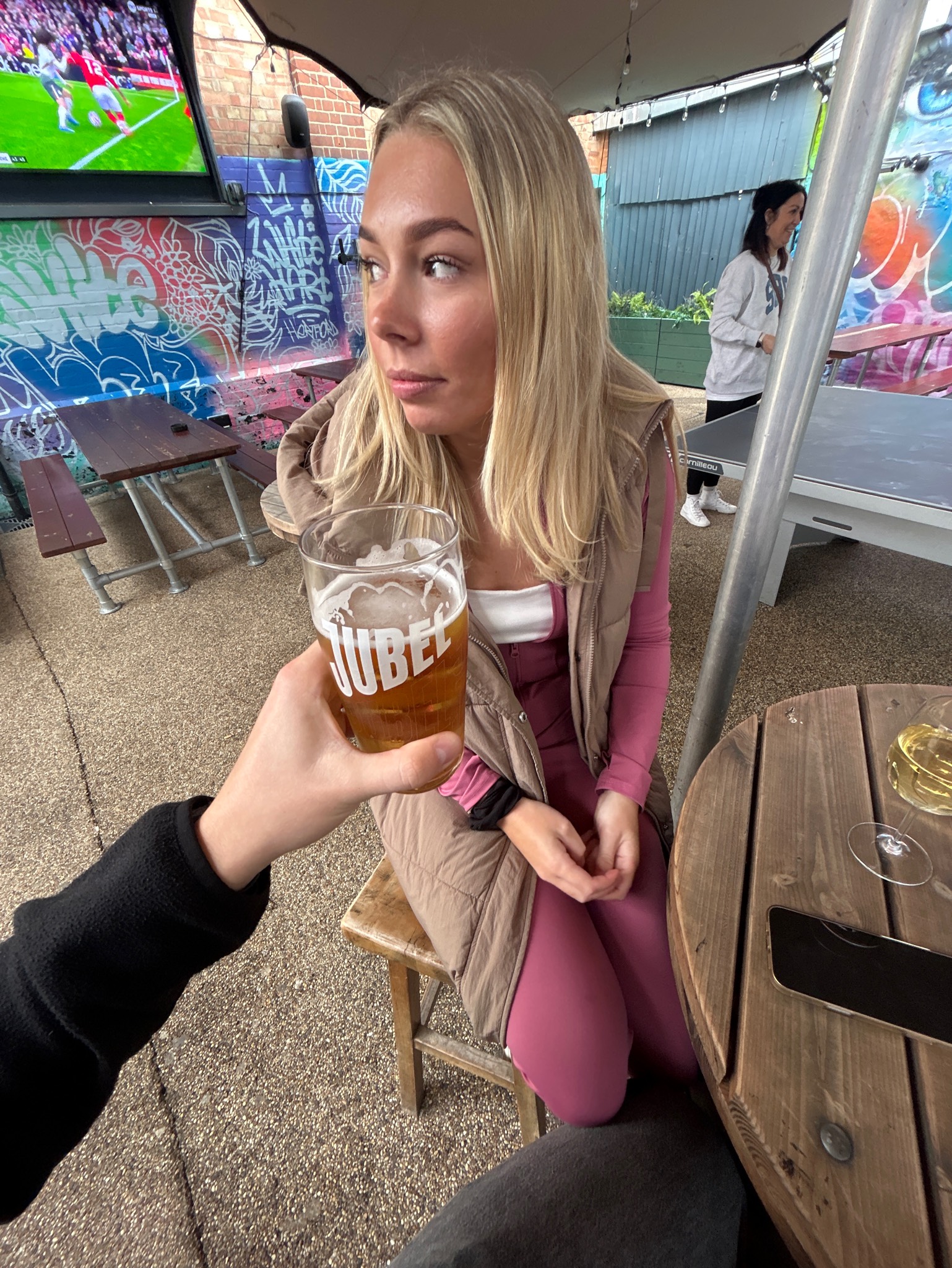 Jubel beer cut with Blood Orange, England