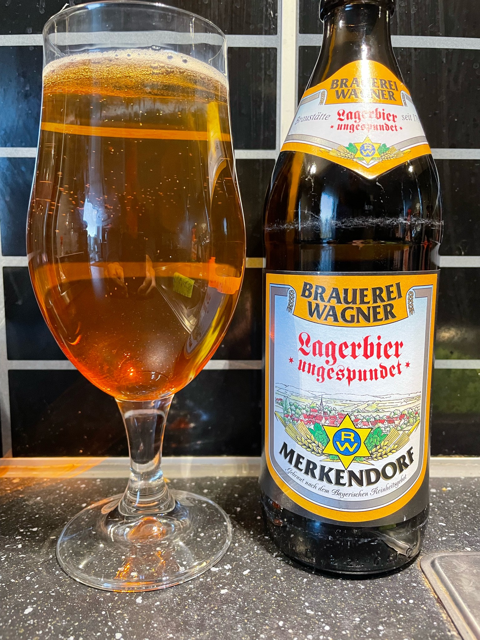 Lagerbier Ungespundet, Brauerei Wagner Merkendorf