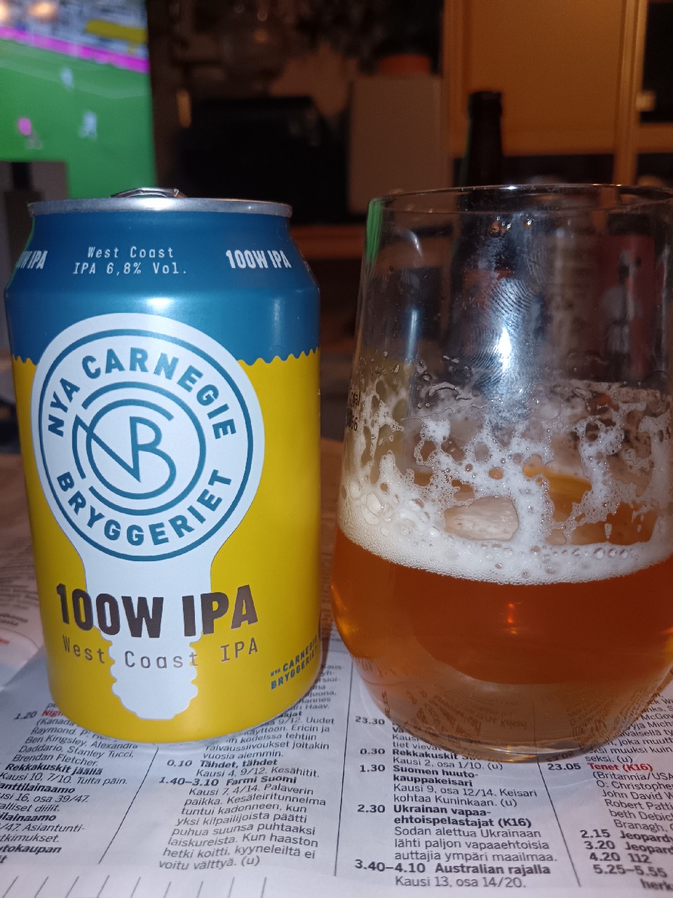 100W IPA, Sweden