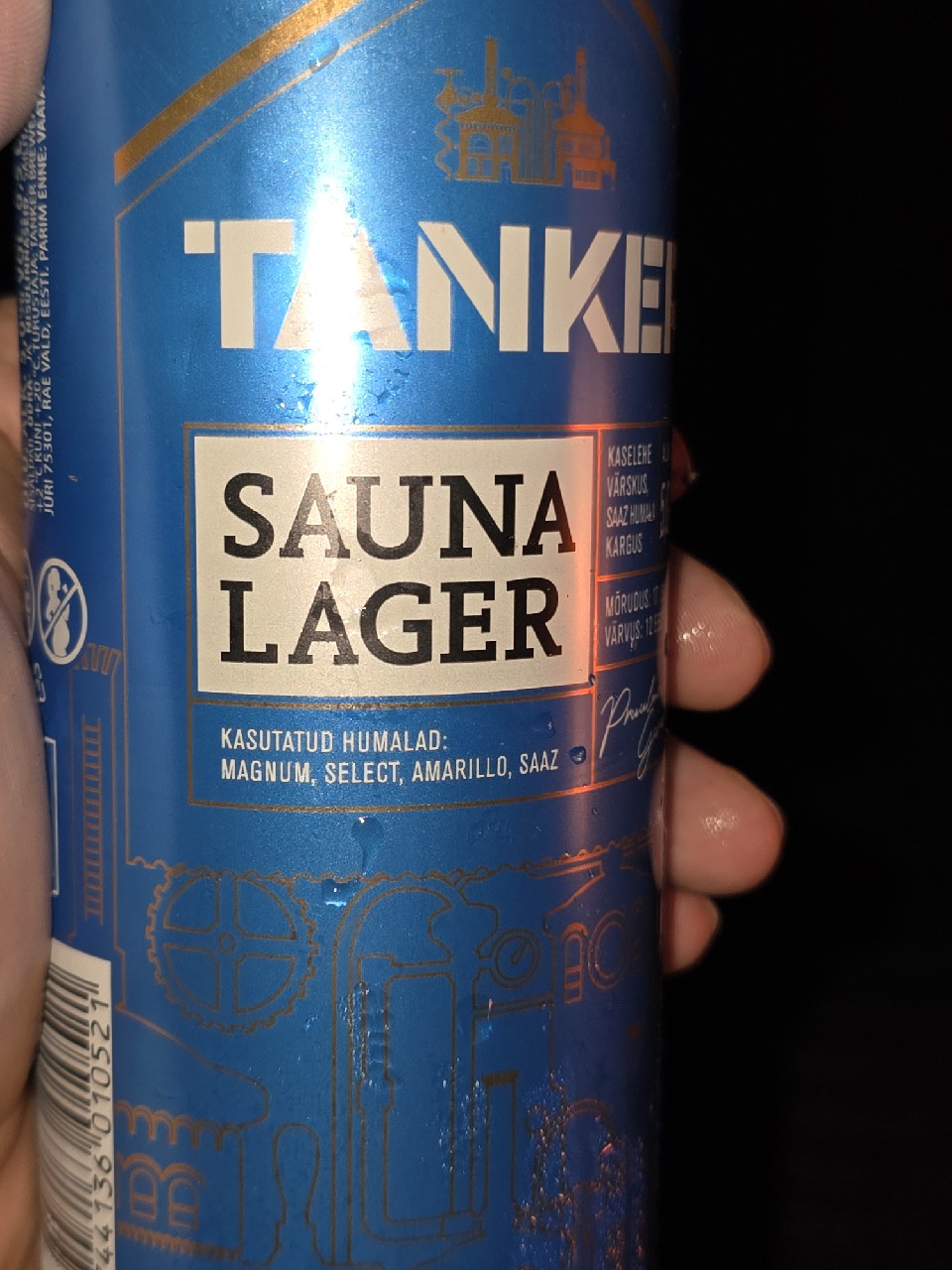 Sauna Lager, Tanker Brewery (Royal Unibrew)