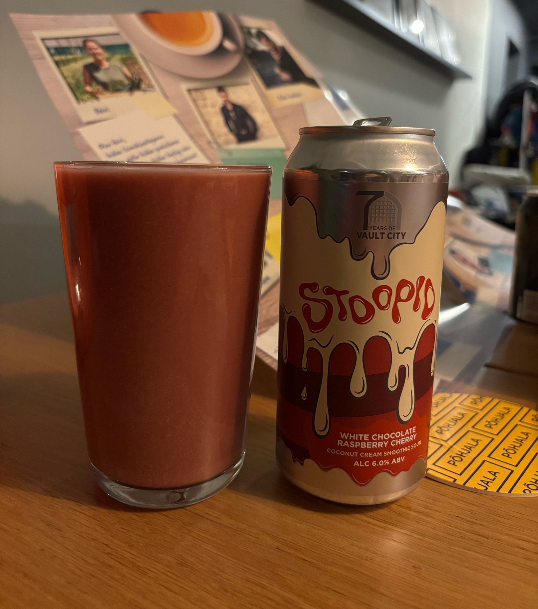 Stoopid White Chocolate Raspberry Cherry, Scotland