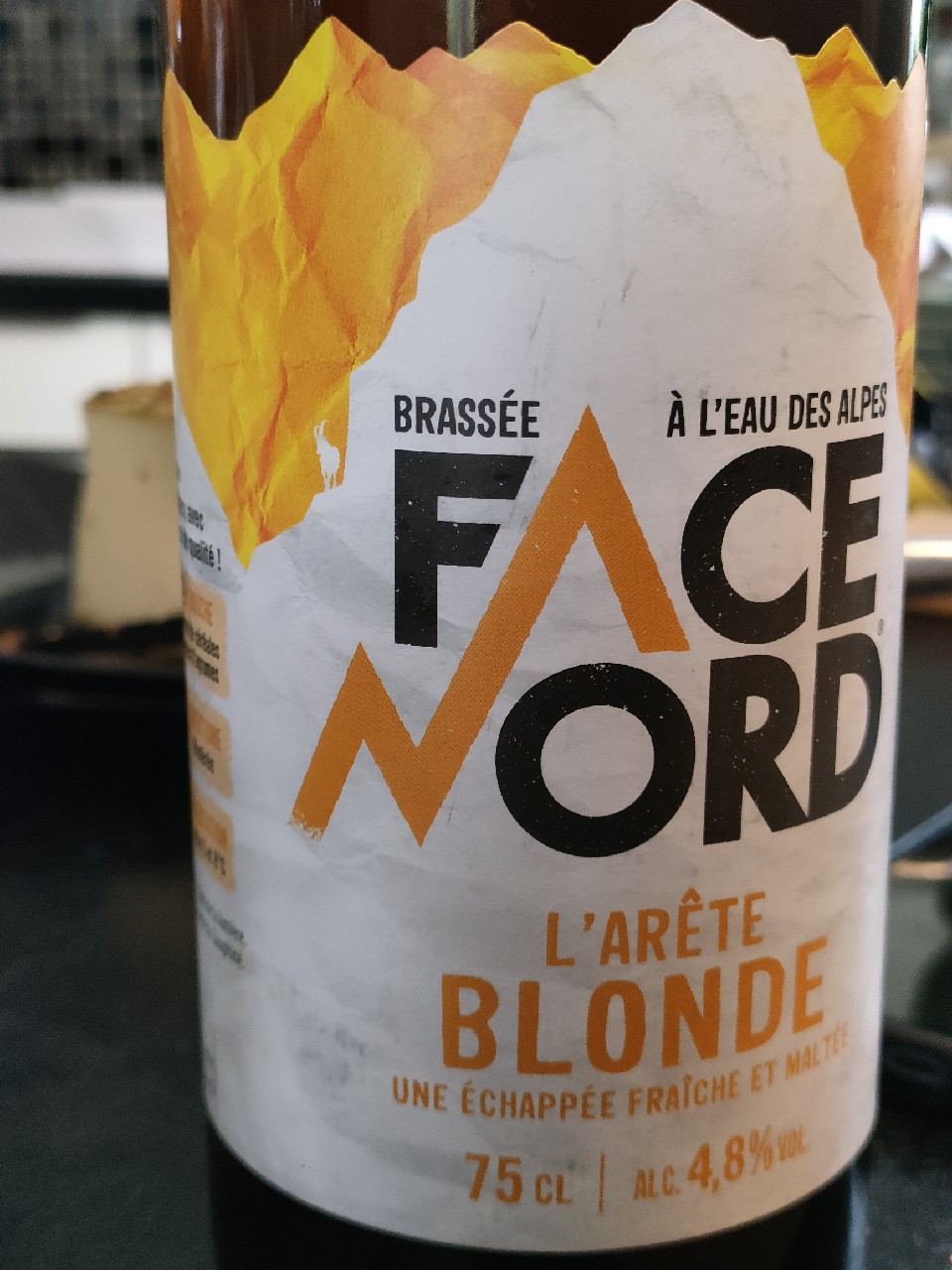 Face Nord La Cîme Blonde, France