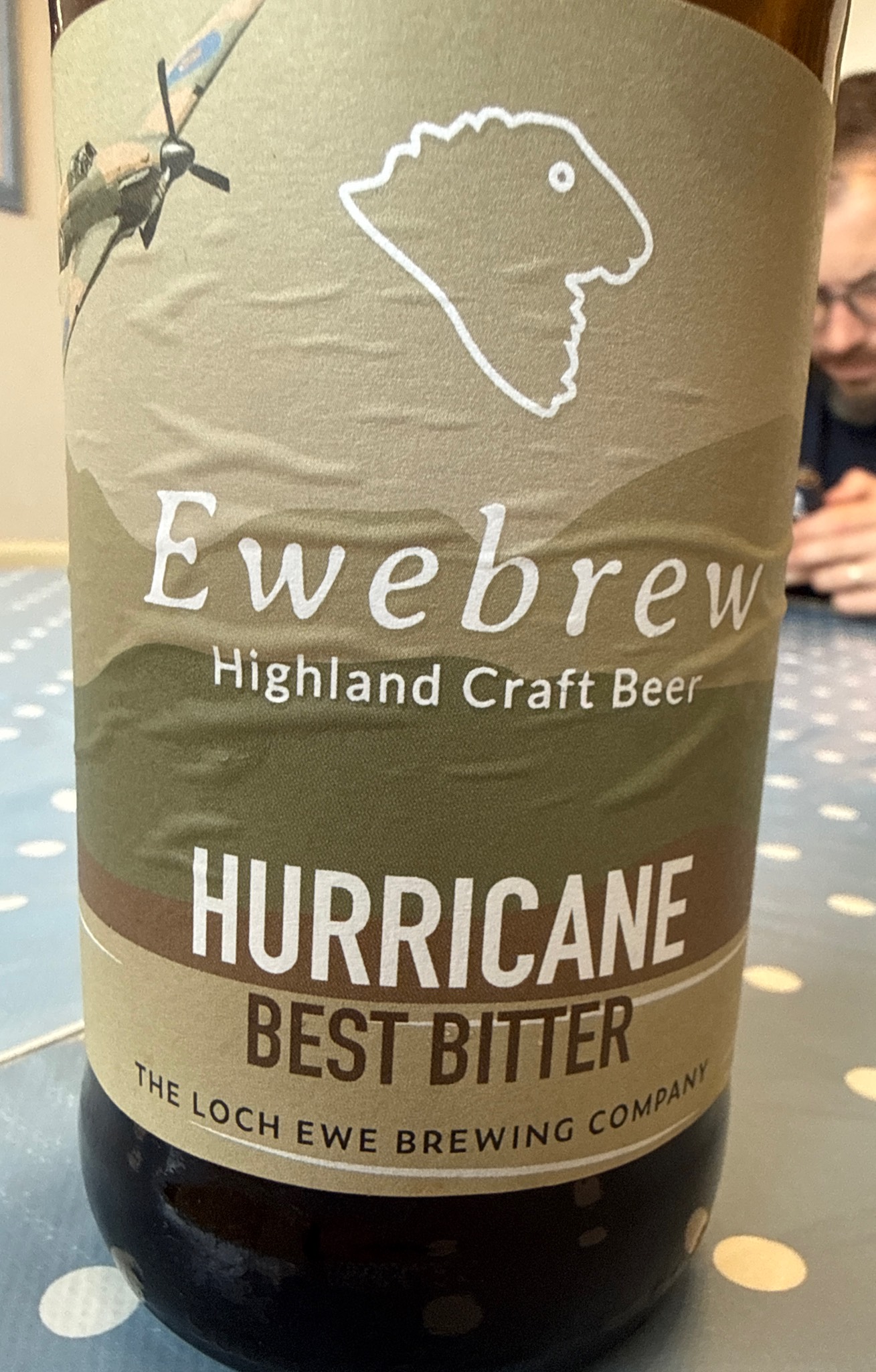 Hurricane. Best bitter, The Loch Ewe Brewing Company Ltd