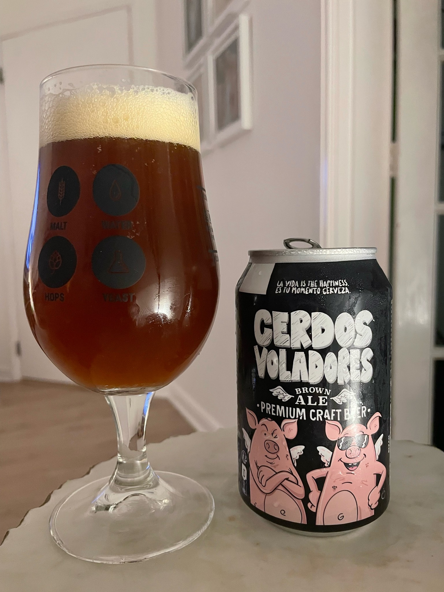 Cerdos Voladores Brown Ale, Barcelona Beer Company