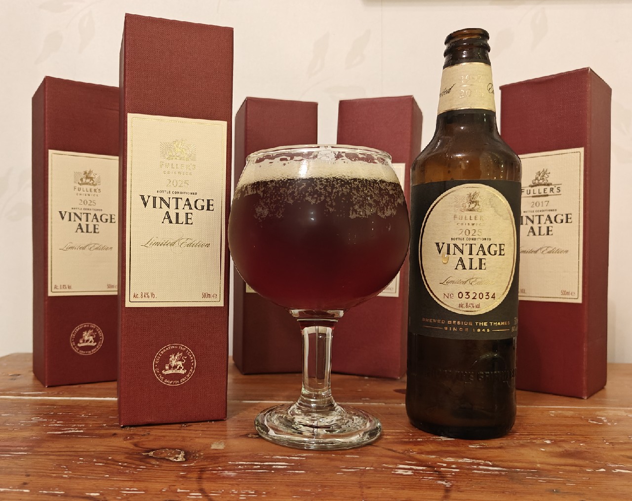 Vintage ale (2025), Fuller's Griffin Brewery (Asahi Breweries)