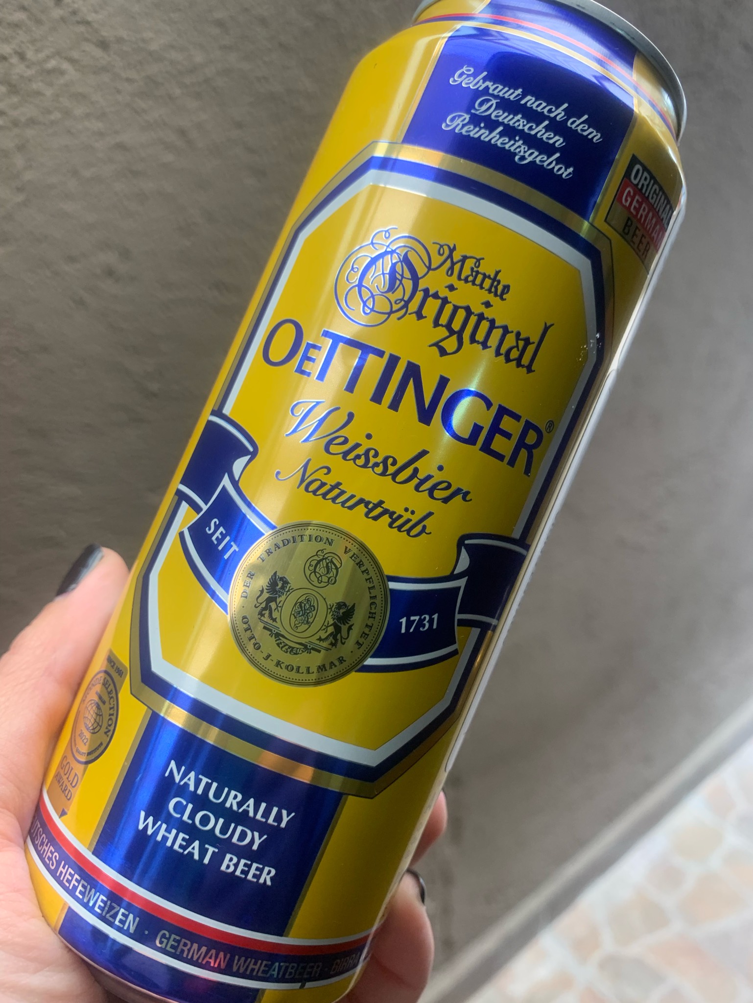 Oettinger Hefeweißbier Naturtrüb / Weissbier, Oettinger Brauerei