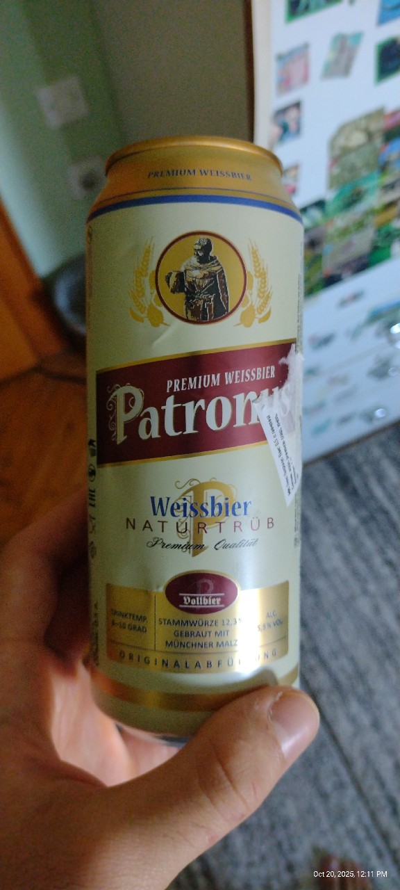 Patronus Premium Weissbier, Frankfurter Brauhaus (TCB Beverages)