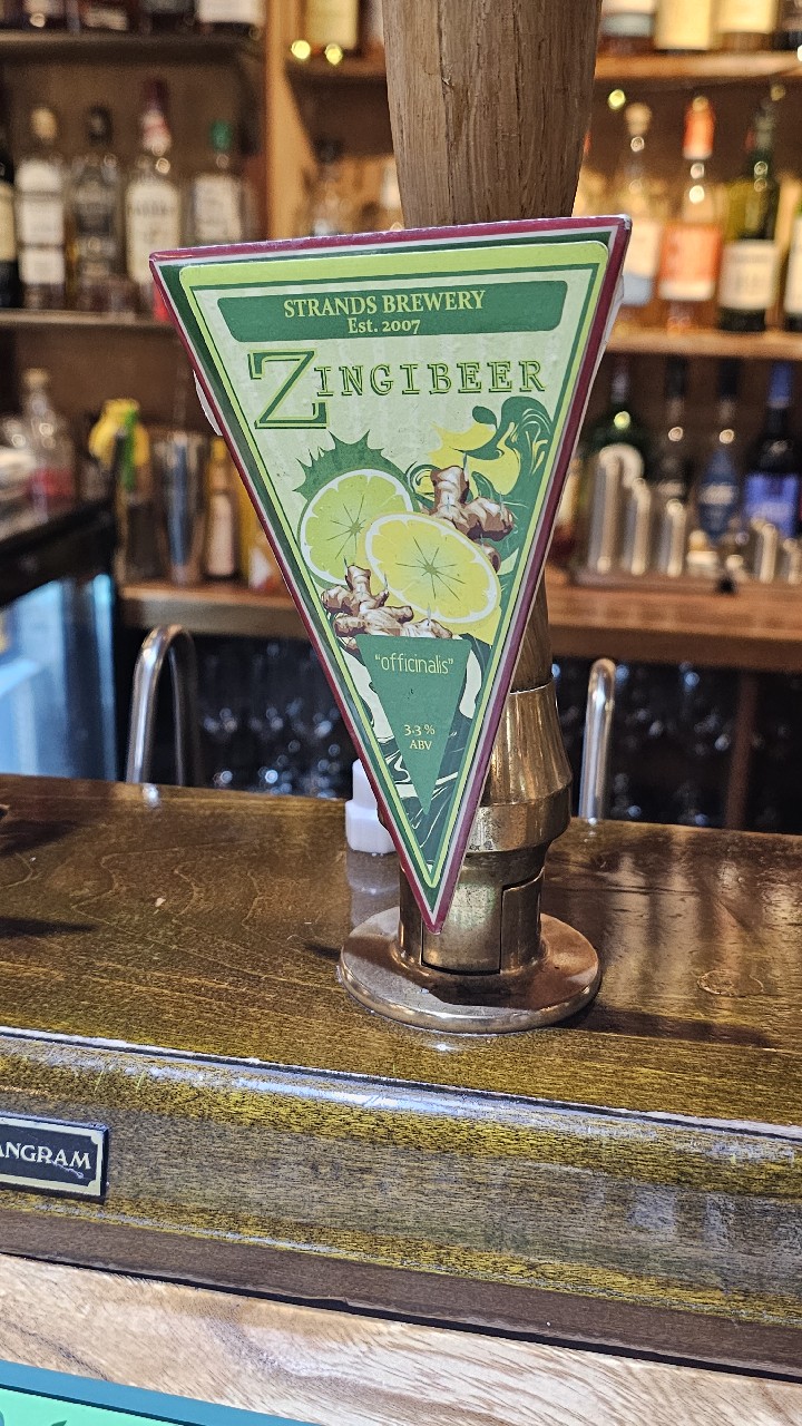 Zingibeer, The Strands Inn Brewery