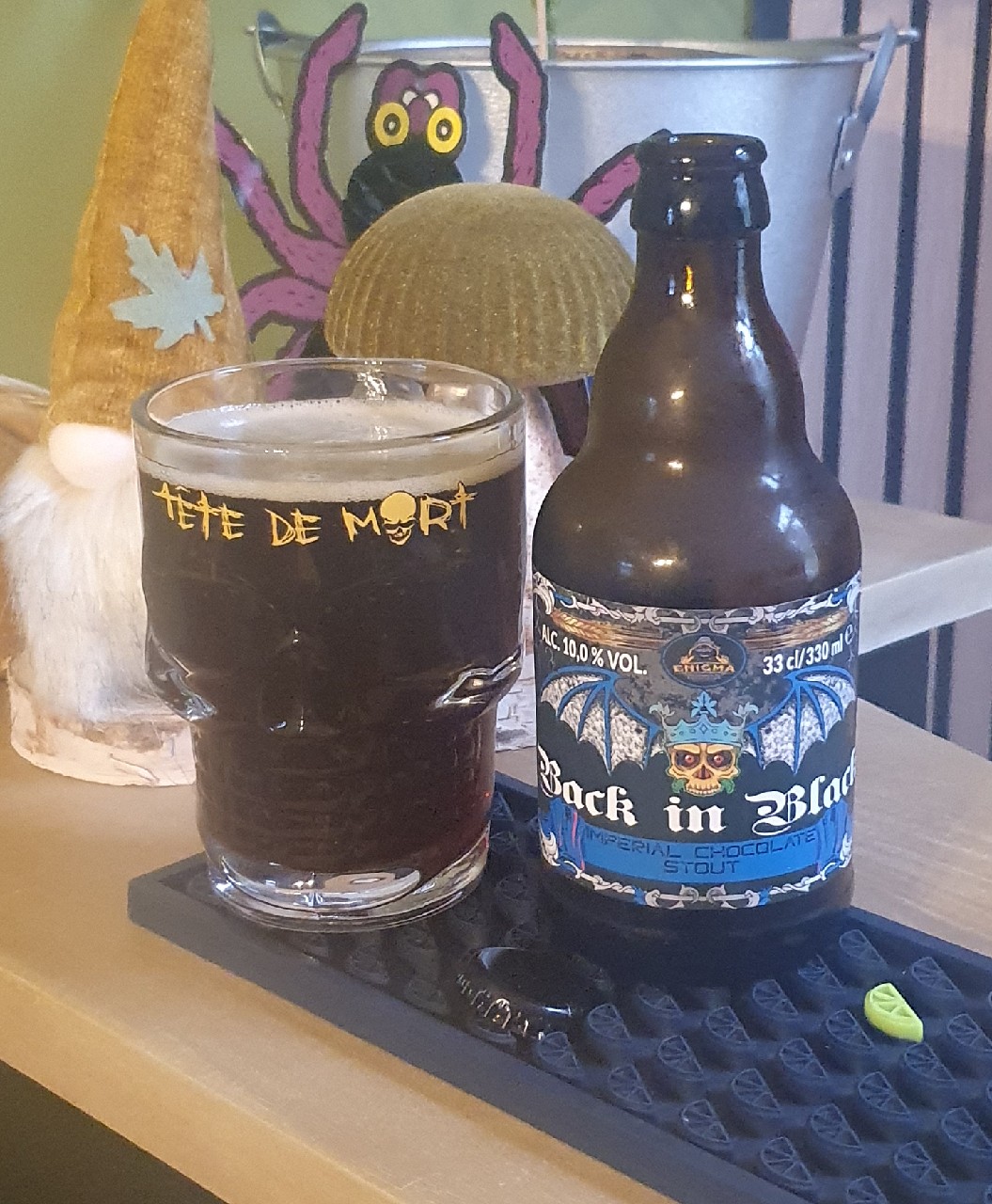 Back In Black Imperial Chocolate Stout, Enigma Brewery