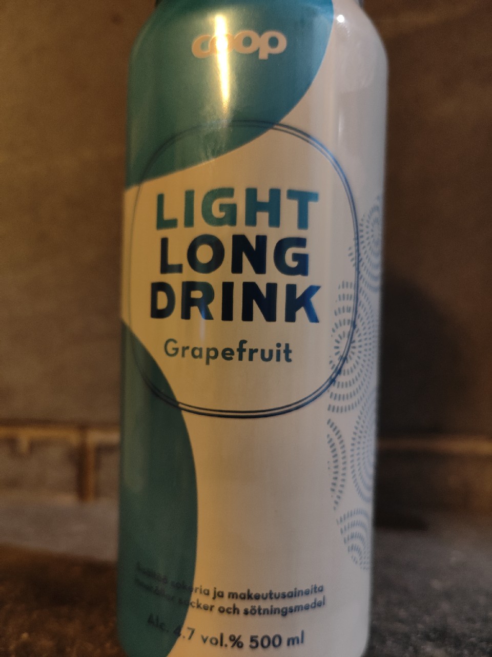 Coop Grapefruit Long Drink Light, Finland