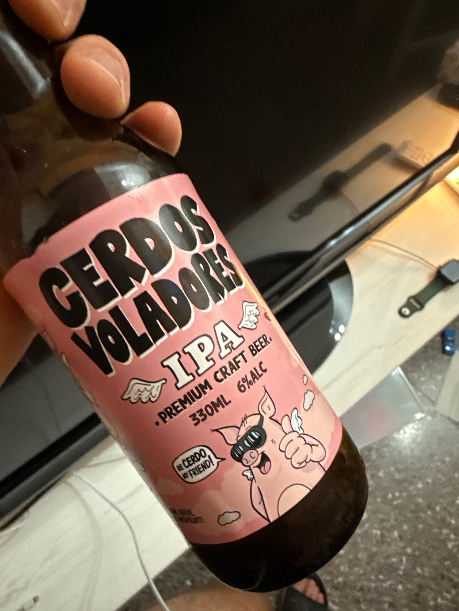 Cerdos Voladores IPA, Barcelona Beer Company
