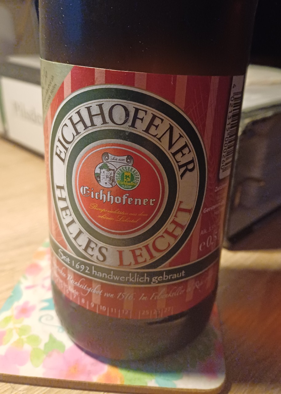 Eichhofener Helles Leicht, Schlossbrauerei Eichhofen