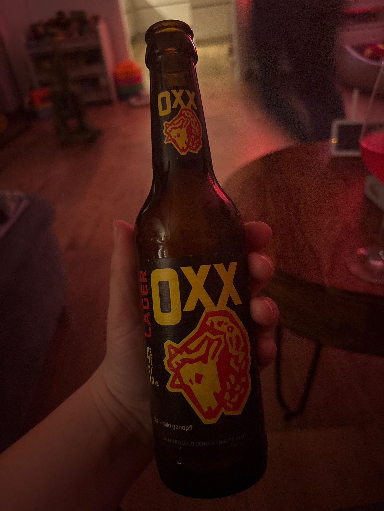 Oxx Lager, Brauerei Gold Ochsen