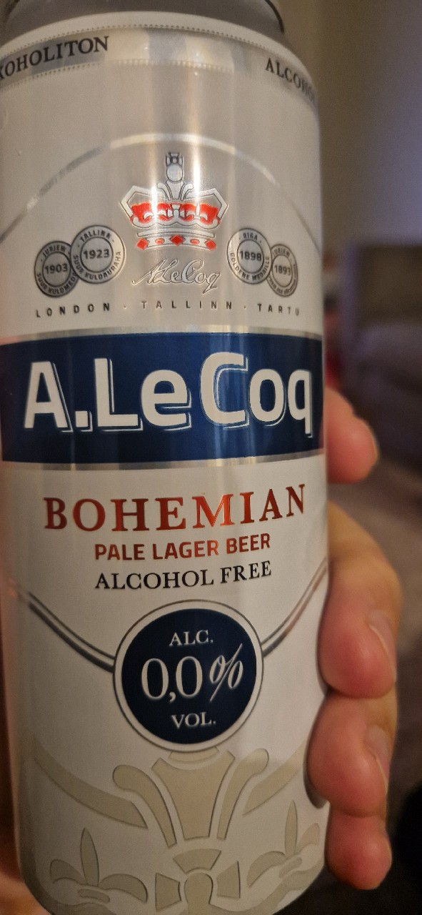 Alexander Bohemian Non-alcoholic, A. Le Coq (Olvi)