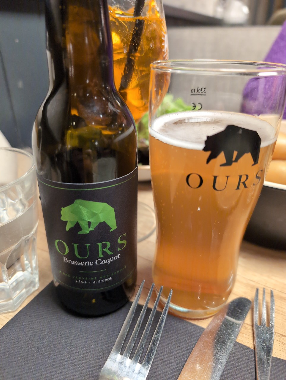 Ours Verveine, Brasserie Caquot