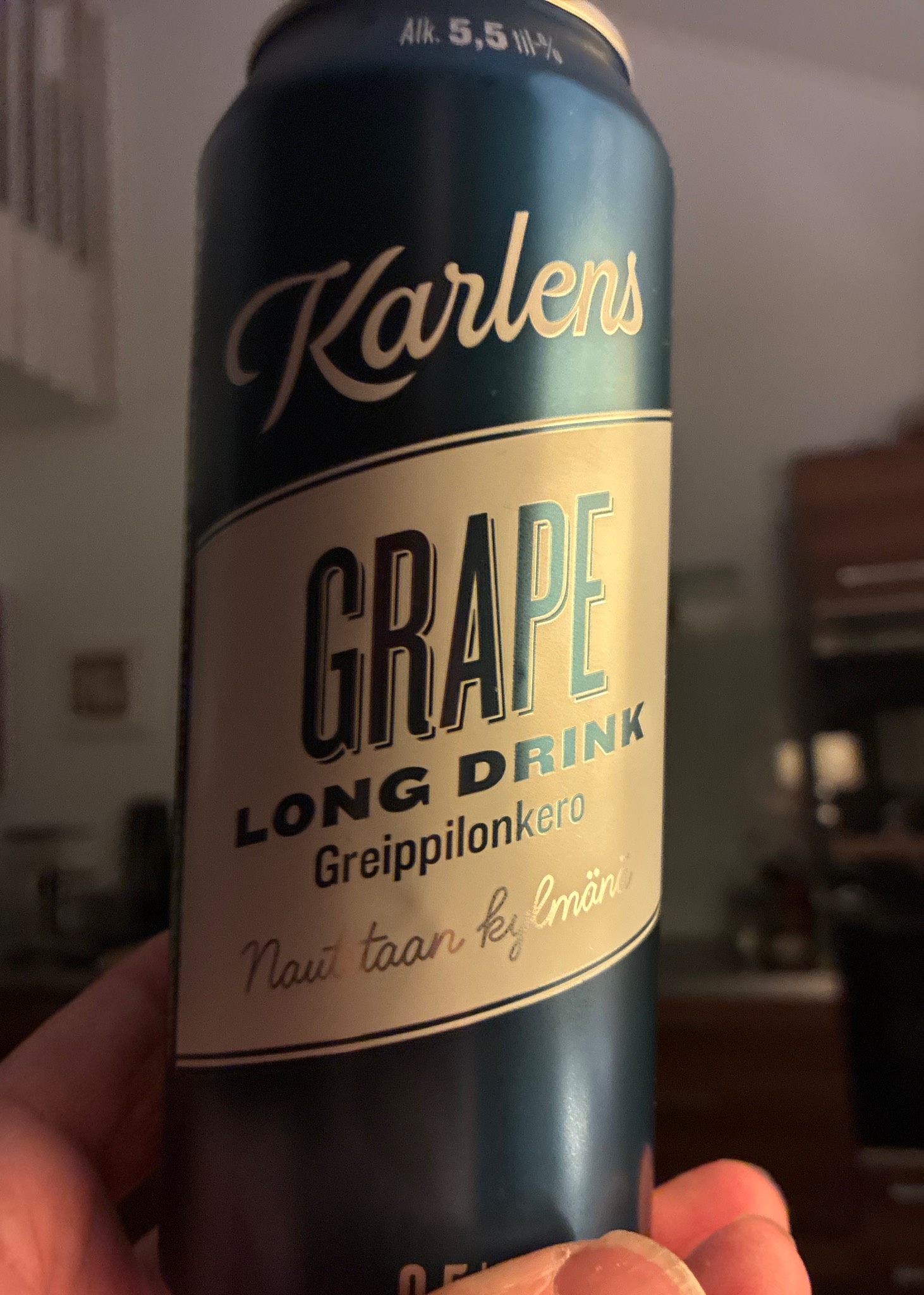 Karlens Grape Long Drink 5,5 %, Finland